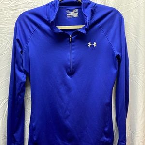 UNDERARMOUR Blue Quarter-Zip Pullover